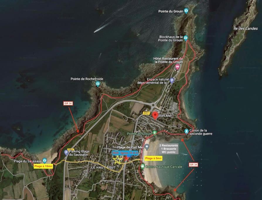 Cancoon - Location Appartement De Vacances Cancale Bagian luar foto